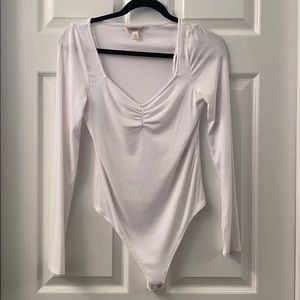 White Cotton Bodysuit